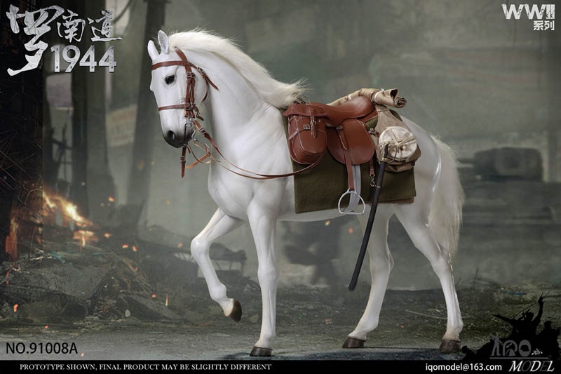 Warhorse for Ronan-do - White Version - World War II 1944 - IQO Model 1/6 Scale Figure