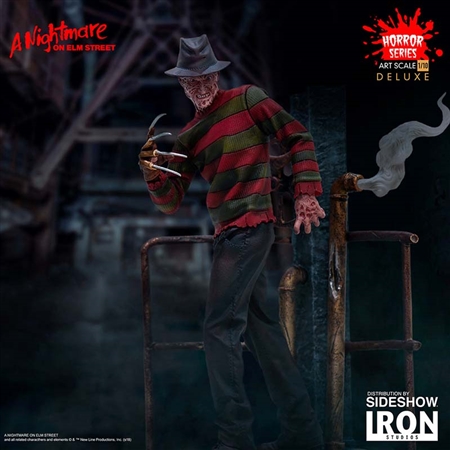 Freddy Krueger Deluxe - Horror Series - Iron Studios Art Scale 1/10 Statue