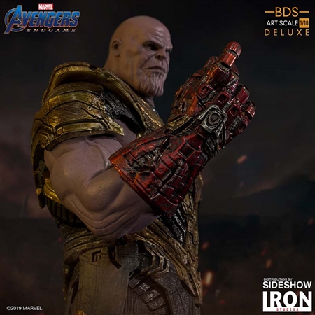 Thanos Deluxe - Black Order - Avengers: Endgame - Battle Diorama Series Art Statue - Iron Studios 1/10 Scale