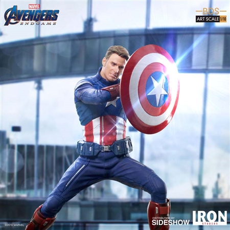 Captain America 2023 Statue - Avengers: Endgame - Battle Diorama Series Art Statue - Iron Studios 1/10 Scale