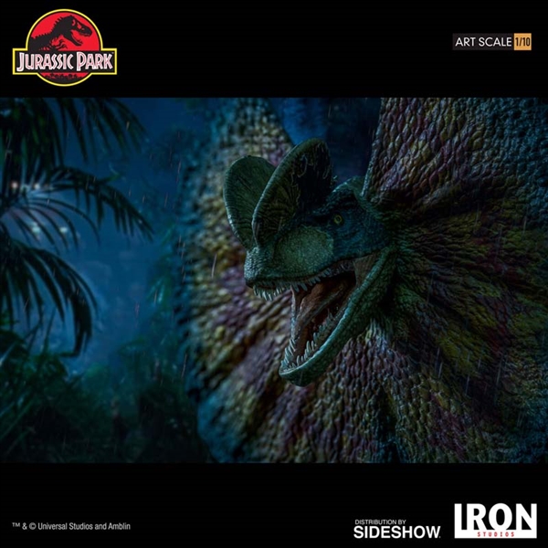 Dilophosaurus - Jurassic Park - Iron Studios Art Scale 1/10 Statue