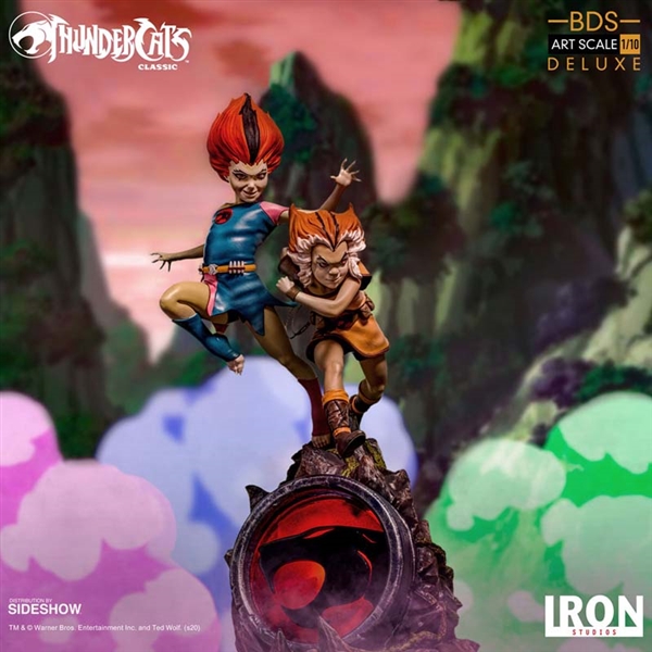 WilyKit and WilyKat - Thundercats - Iron Studios 1/10 Scale Statue
