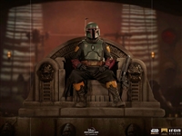 Boba Fett on Throne Deluxe - The Mandalorian - Iron Studios BDS 1/10 Scale Statue