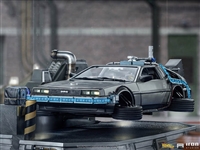 DeLorean Set Regular Version - Back to the Future - Iron Studios 1/10 Art Scale Statue