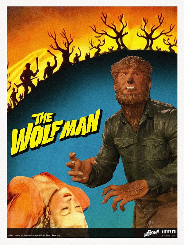 Wolf Man - Universal Monsters - Iron Studios 1/10 Scale Statue