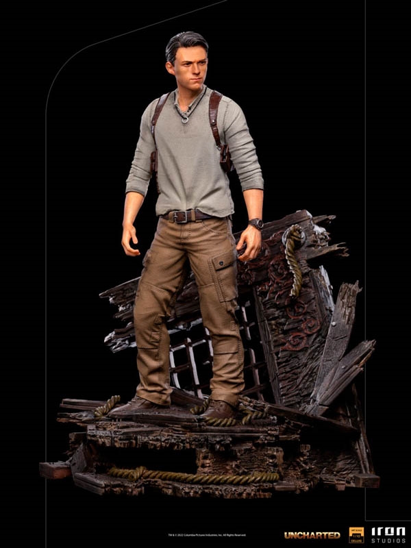 Iron Studios アンチャーテッド フィギュア Nathan Drake Deluxe - Uncharted - Iron Studios 1/10 Scale Statue