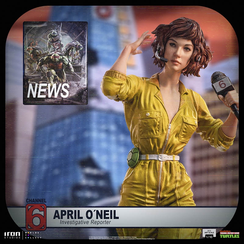 April O-Neil - Teenage Mutant Ninja Turtles - Iron Studios 1/10 Scale Statue