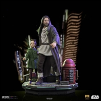 Obi Wan and Young Leia Deluxe - Star Wars - Iron Studios 1/10 Scale Statue