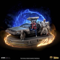DeLorean Full Set - Back to the Future - Iron Studios 1/10 Scale Statue