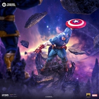 Captain America Infinity Gauntlet Diorama Deluxe - Marvel - Iron Studios 1/10 Scale Statue
