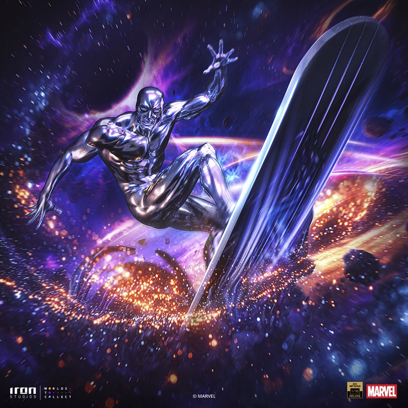 Silver Surfer Deluxe - Marvel Infinity Gauntlet Diorama - Iron Studios Art Scale 1/10 Scale Statue