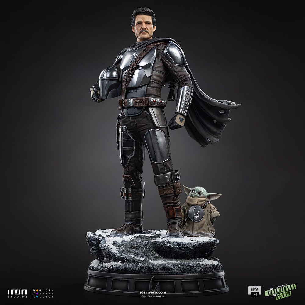 The Mandalorian and Grogu - Iron Studios Quarter Scale Statue