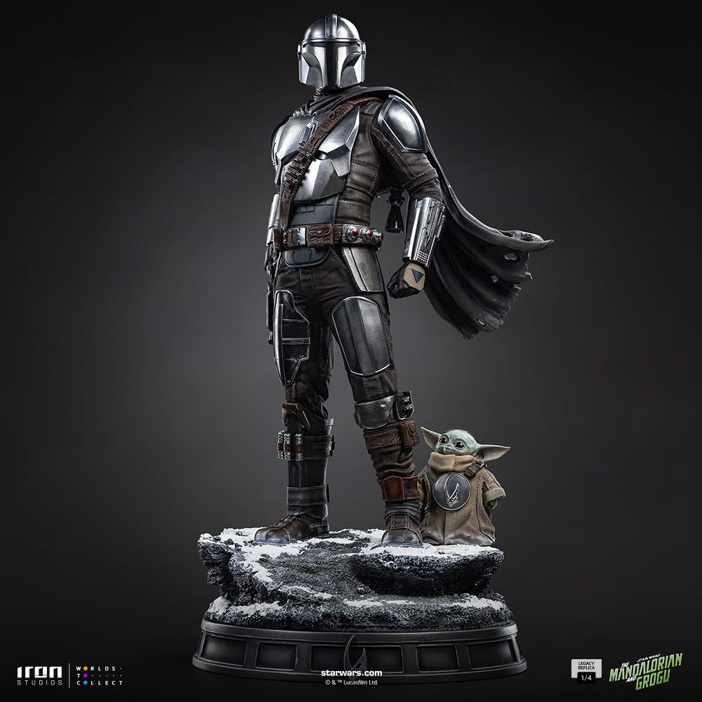 The Mandalorian and Grogu - Iron Studios Quarter Scale Statue