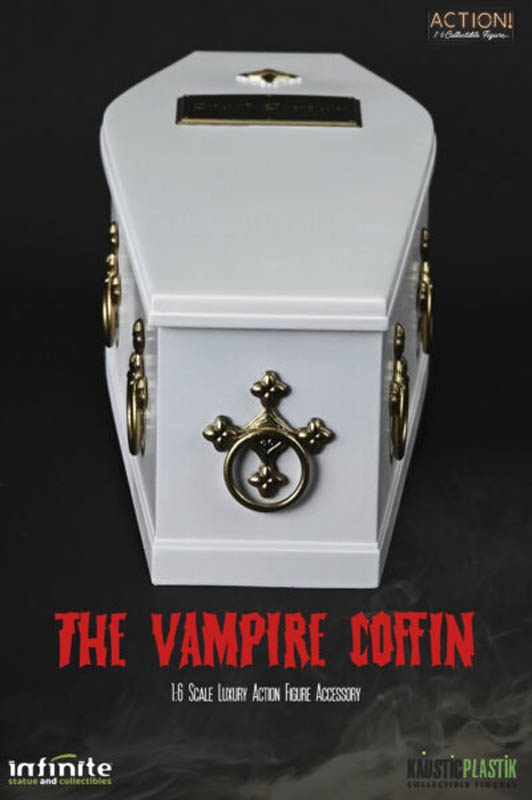 White Dracula Coffin - Hammer Horror of Dracula - Infinite Statue x Kaustic Plastik 1/6 Scale Accessory