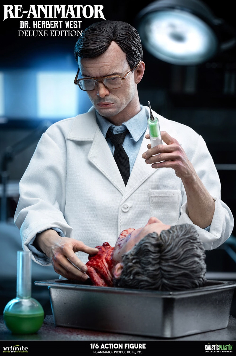 Dr. Herbert West Deluxe Version - Re-Animator - Infinite Statue x Kaustic Plastik 1/6 Scale Figure