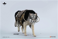 Common Gray Wolf B with Tack - Four Color Versions - JXK 1/6 Scale Figure
