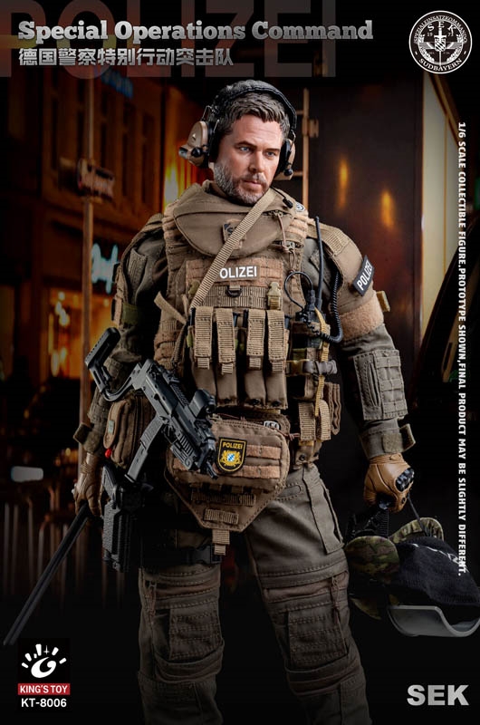 Spezialeinsatzkommando SEK Police Tactical Units - King's Toy 1/6 Scale Figure