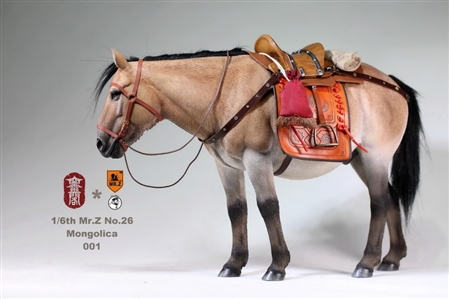 Horse for Liaodong Mongol Cavalier - Ming Dynasty - Kong Ling Ge 1/6 Scale Figure
