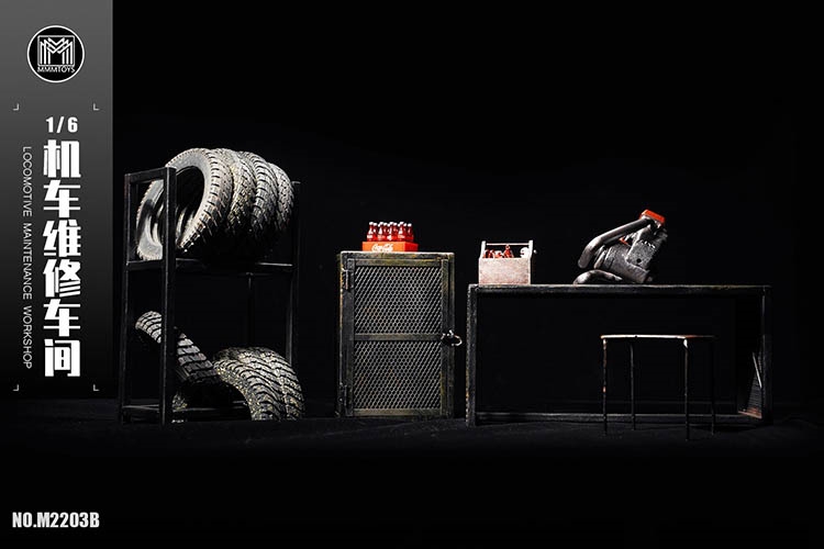 Locomotive Maintenance Workshop - Accessory Set - MMM Toys 1/6 Scale Accessory Set