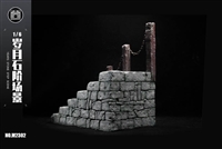 Stone Step Scene - MMM Toys 1/6 Scale Diorama Base