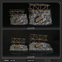 Ruin Diorama Base - Mojing Toys 1/6 Scale Diorama Accessory