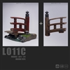 CuiYing Broken Bridge Diorama Base - Red and Brown Versions - mOjing Toys 1/6 Scale Accessory