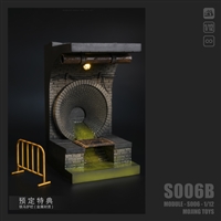 American Comic Sewer Scene Taupe Module Series Version B - mOjing Toys 1/12 Scale Accessory
