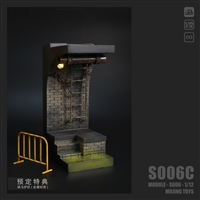 American Comic Sewer Scene Taupe Module Series Version C - mOjing Toys 1/12 Scale Accessory