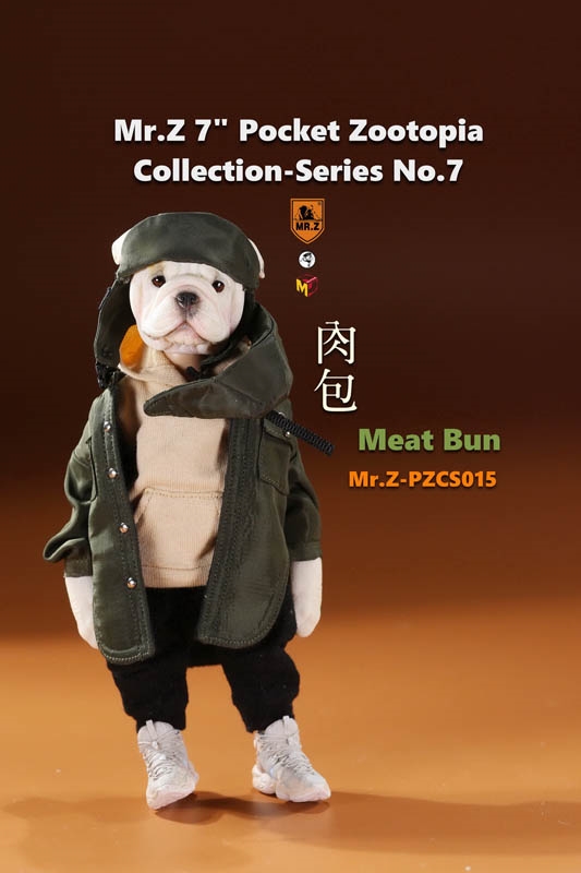 Meat Bun - English Bulldog - Pocket Zootopia Series 7 - Mr Z Figure