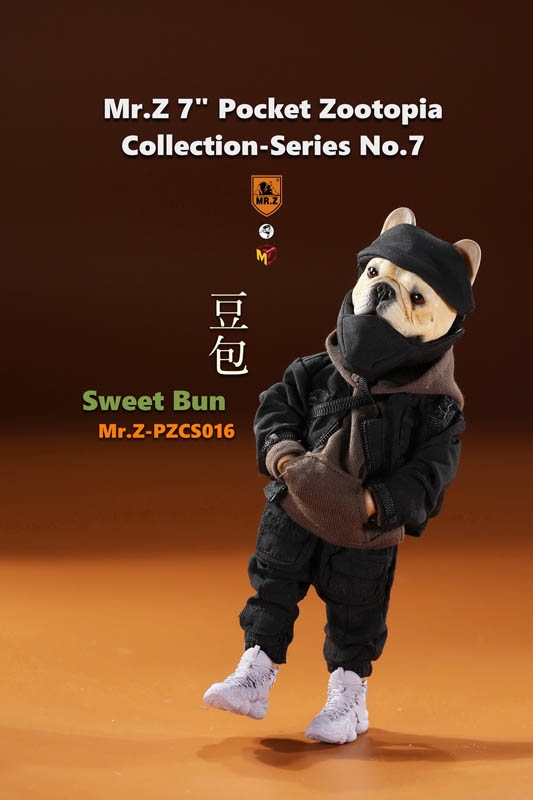 Details about   Mr.Z PZCS016 Pocket Zootopia Collection-Series 7" Sweet Bun French Bulldog Toy 