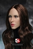 Female Head Sculpt - Brown Hair Version - Mr. Toys 1/6 Scale Accessory