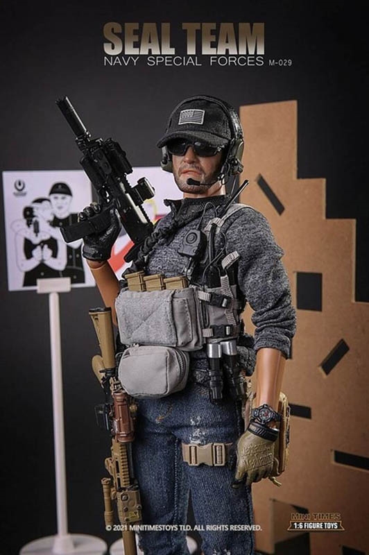 SEAL Team Navy Special Forces  - Mini Times 1/6 Scale Figure