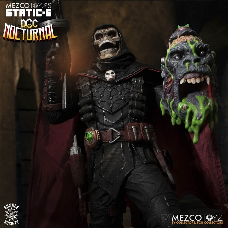 Doc Nocturnal - Rumble Society - Mezco Static-6 Statue