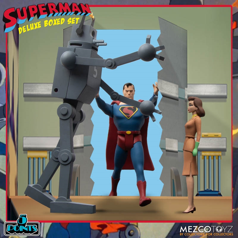 Superman - The Mechanical Monsters 1941 - Mezco Deluxe Box Set