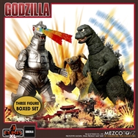 Godzilla vs Mechagodzilla (1974) Three Figure Boxed Set - Mezco ONE:12 Scale Figure