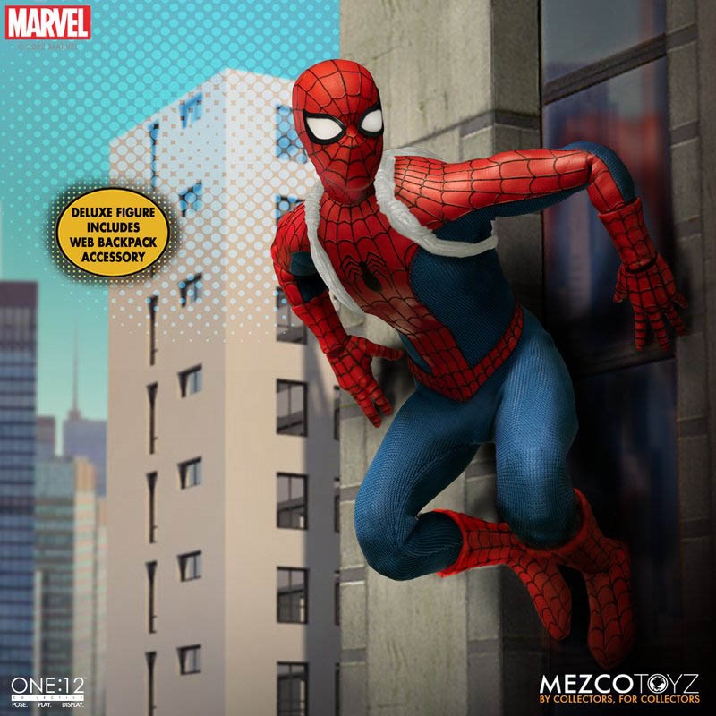 The Amazing Spider-Man - Deluxe Edition - Marvel - Mezco  ONE:12 Scale Figure
