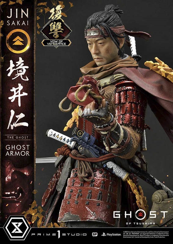 Jin Sakai, The Ghost (Vow of Vengeance Ghost Armor) -  Prime 1 Studio 1/4 Scale Statue