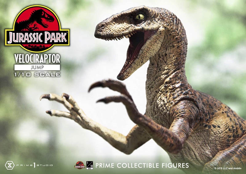 Velociraptor Jump - Jurassic Park - Prime 1 Studio 1/10 Scale Statue