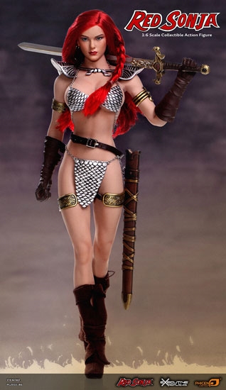 Details about   Custom 1/6 Scale 12" TBLeague Phicen Soft Seamless Body Red Sonja Figure