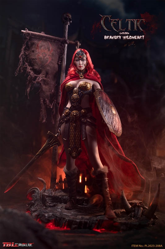 Celtic Bravery Wildheart - Golden Version - TB League 1/6 Scale Figure