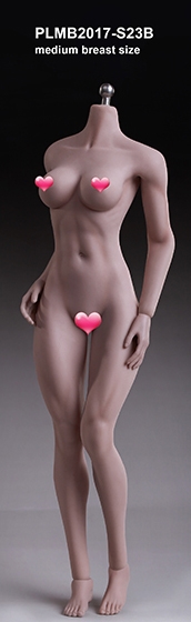Phicen Super-Flexible Seamless Female Body - Medium Bust - Suntan Skin PL-MB2017-S23B