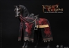 The Era of Europa War Black Armor Horse - POP Toys 1/6 Scale Accessory