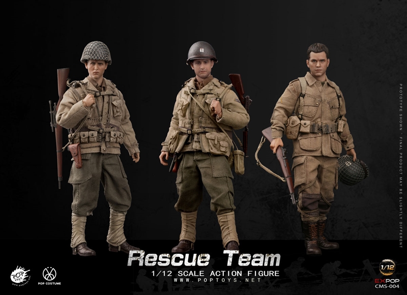 Rescue Team - Captain Shooter Soldier - POP Toys 1/12 Scale Figure