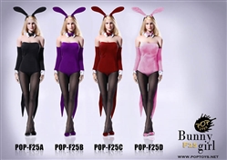 Sexy Waitress Bunny Girl Suit - POP Toys 1/6 Scale Figure Set