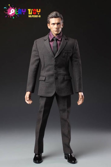 1/6 Mens Suit Set with Sunglasses Shoes For 12" Hot Toys PHICEN Male Figure
