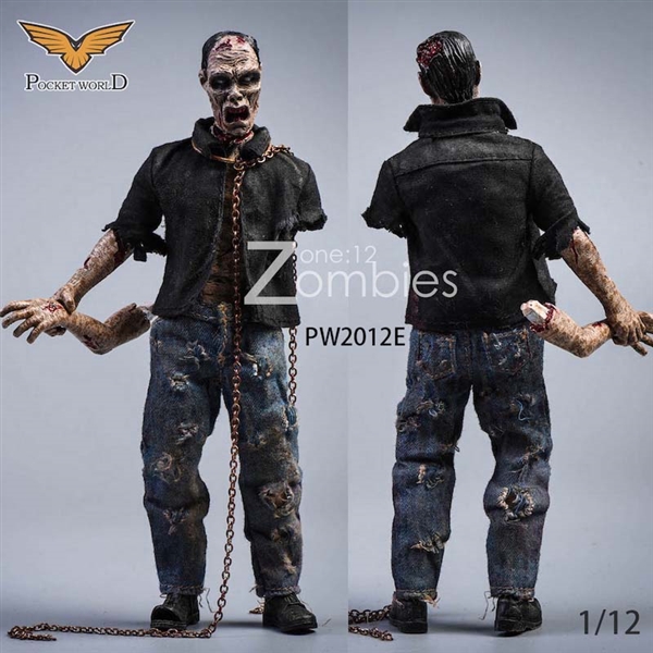 Zombies - Version E - Pocket World 1/12 Scale Figure