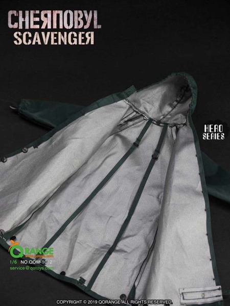 QOTOYS 1/6 Chernobyl Scavenger RESCUER Uniform toys QOM-1012 12'' Figure Outfit 
