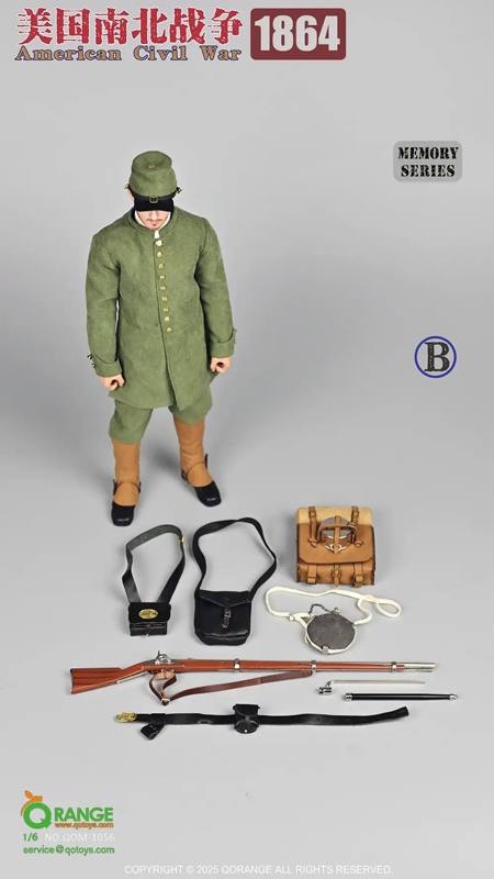 Sniper - American Civil War - Qorange x QOToys Memory  Series 1/6 Scale Accessory Set