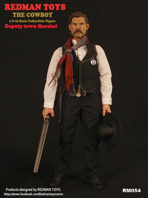 Deputy Town Marshal Cowboy  - Redman Toys 1/6 Scale Figure