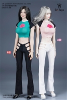 Printed T-shirt & Hollow Pants - Two Color Options - SA Toys 1/6 Scale Accessory